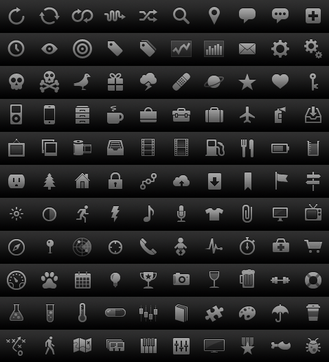 130 Icons for iPhone Applications