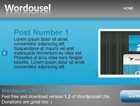 Create a jQuery Carousel with WordPress Posts