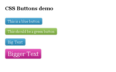 Scalable CSS Buttons Using PNG image and Background Colors