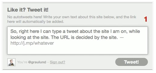 jQuery Tweeting Plugin for your Website