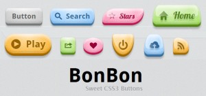 BonBon Buttons - A CSS3 Examples
