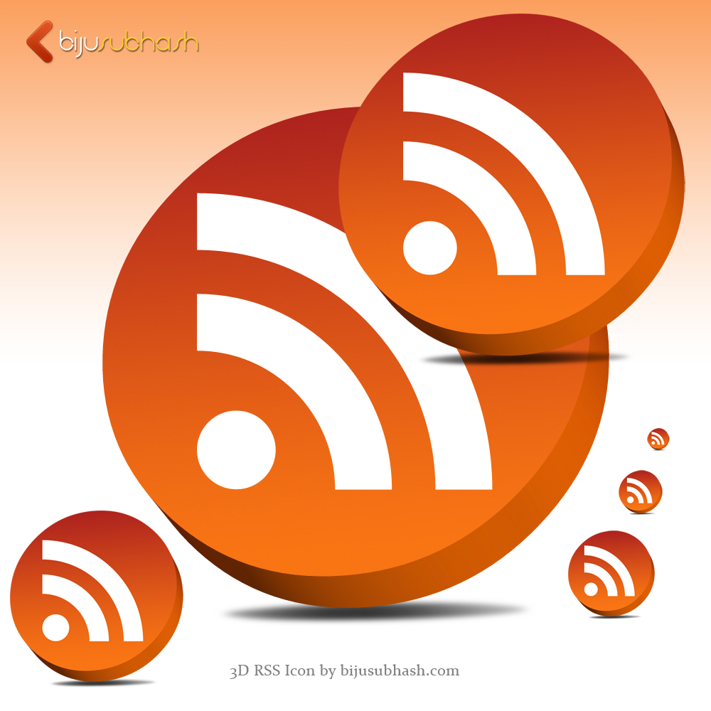 3D RSS Feed Icon