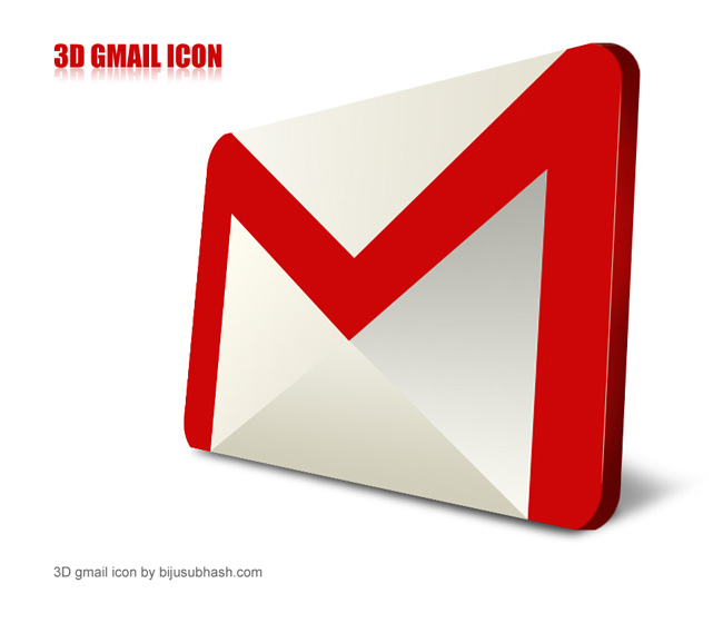 3d gmail icon